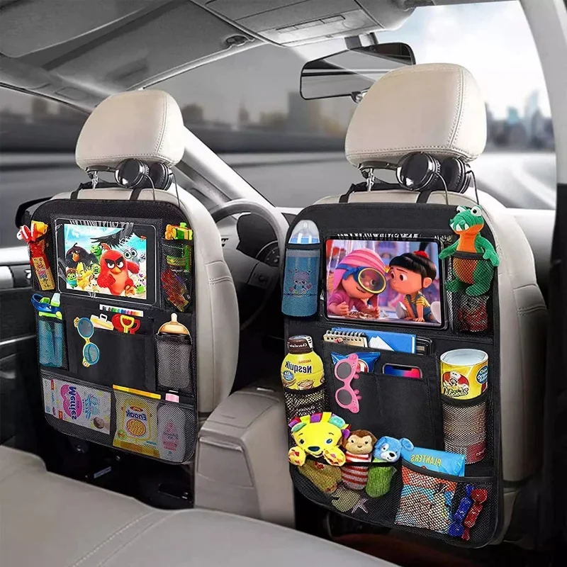 Tablet Accessories Must Have - Car Backseat Organizer with Touch Screen