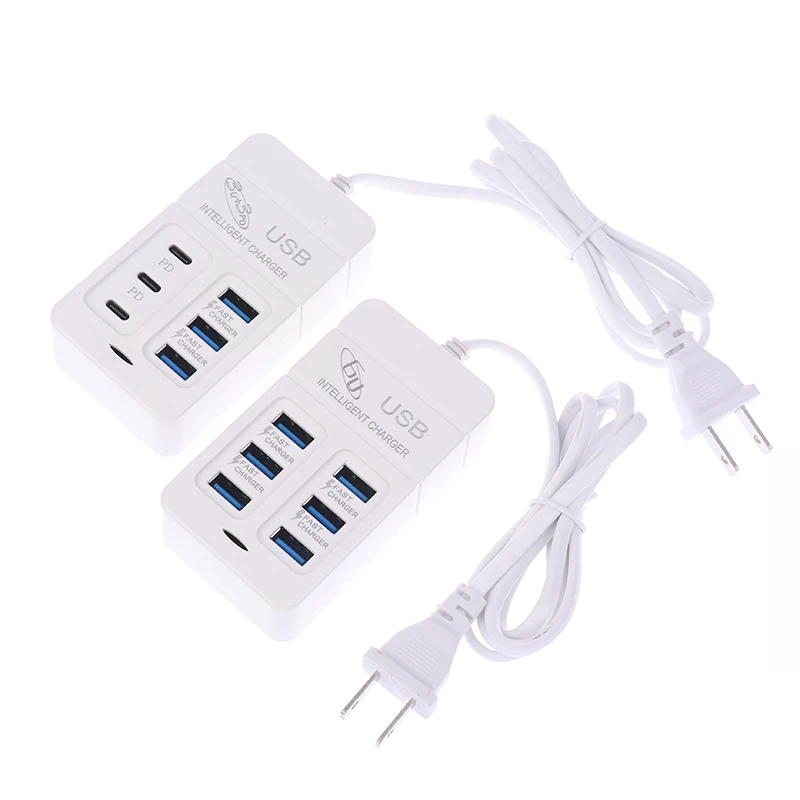 1PC US Plug 6Ports Multiport U - đánh giá và giá Usb Hub Type C