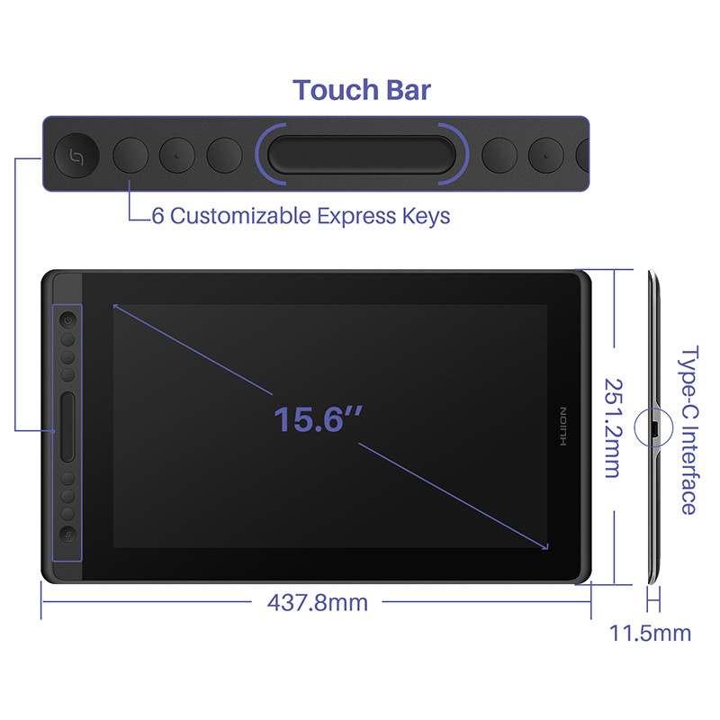 Huion Kamvas Pro 16 Bút Vẽ Hìn - đánh giá và giá Huion Tablet Accessories