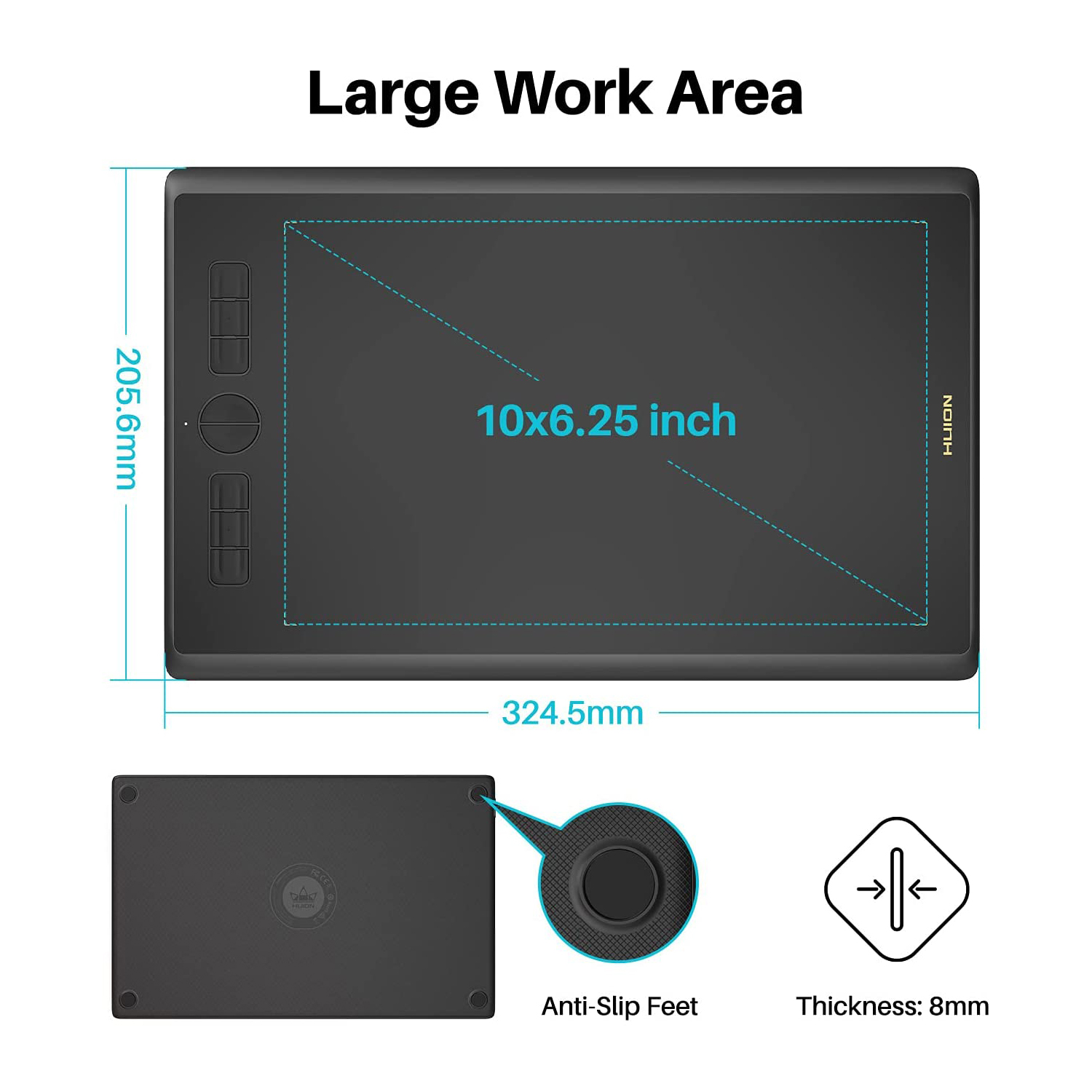 HUION H610 Pro V2 Máy Tính Bản - đánh giá và giá Huion Tablet Accessories