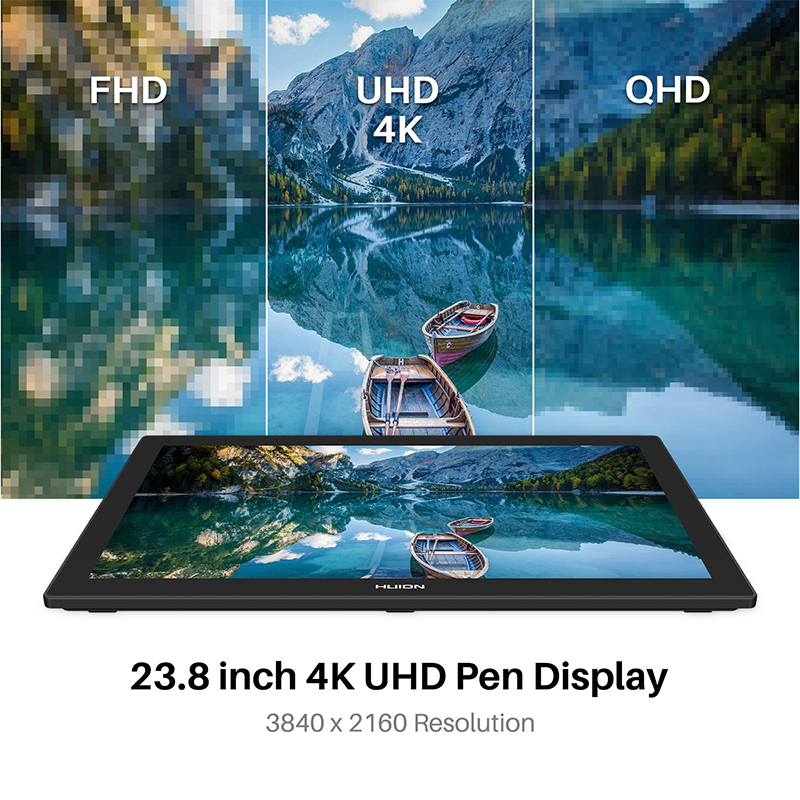 HUION Kamvas Pro 24 4K UHD Đồ  - đánh giá và giá Huion Tablet Accessories