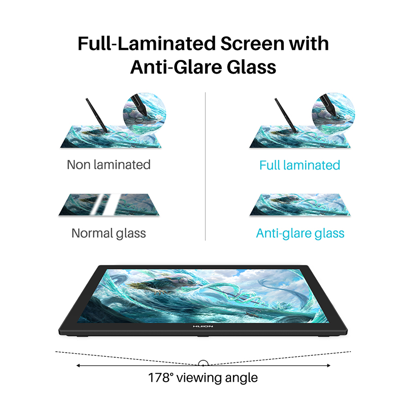HUION Kamvas Pro 24 4K UHD Đồ  - đánh giá và giá Huion Tablet Accessories
